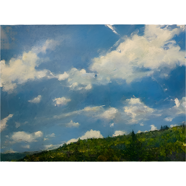 Hillside Oil Painting