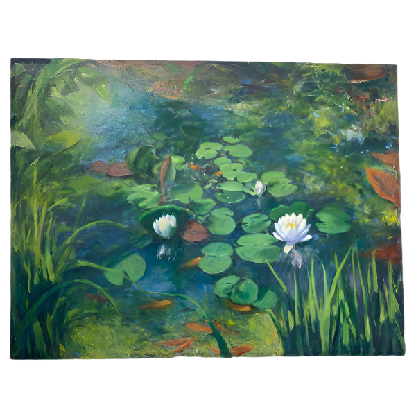 Lily Pads Oil Painting