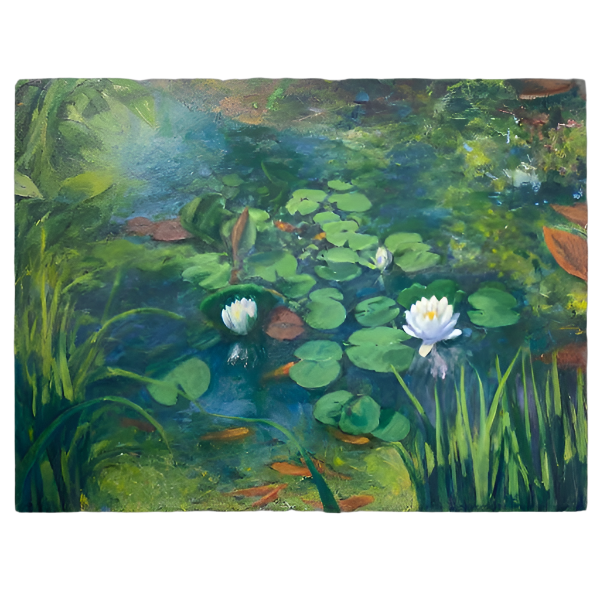Lily Pads Oil Painting