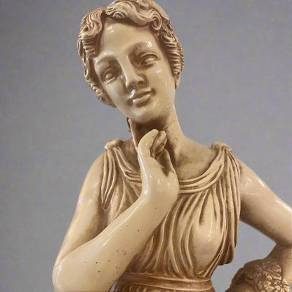 Vintage Greek Goddess Sculpture Art Tradition