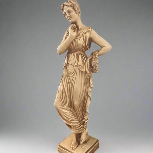 Vintage Greek Goddess Sculpture Art Tradition