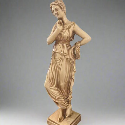 Vintage Greek Goddess Sculpture Art Tradition