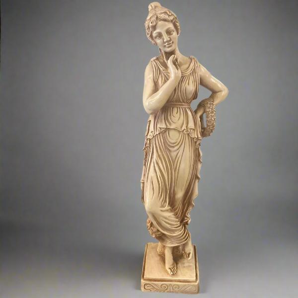 Vintage Greek Goddess Sculpture Art Tradition