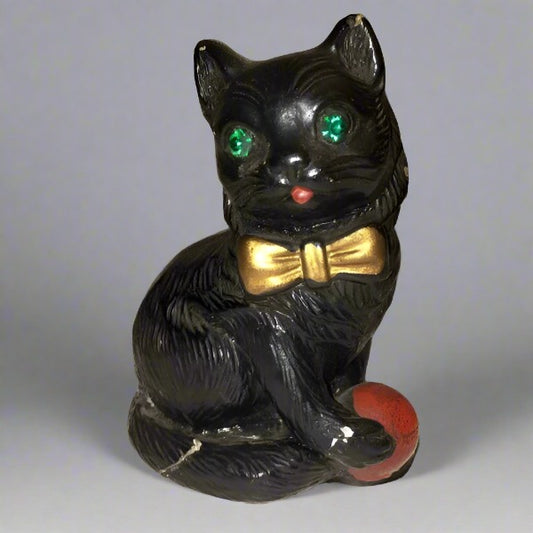 Vintage Black Ceramic Cat